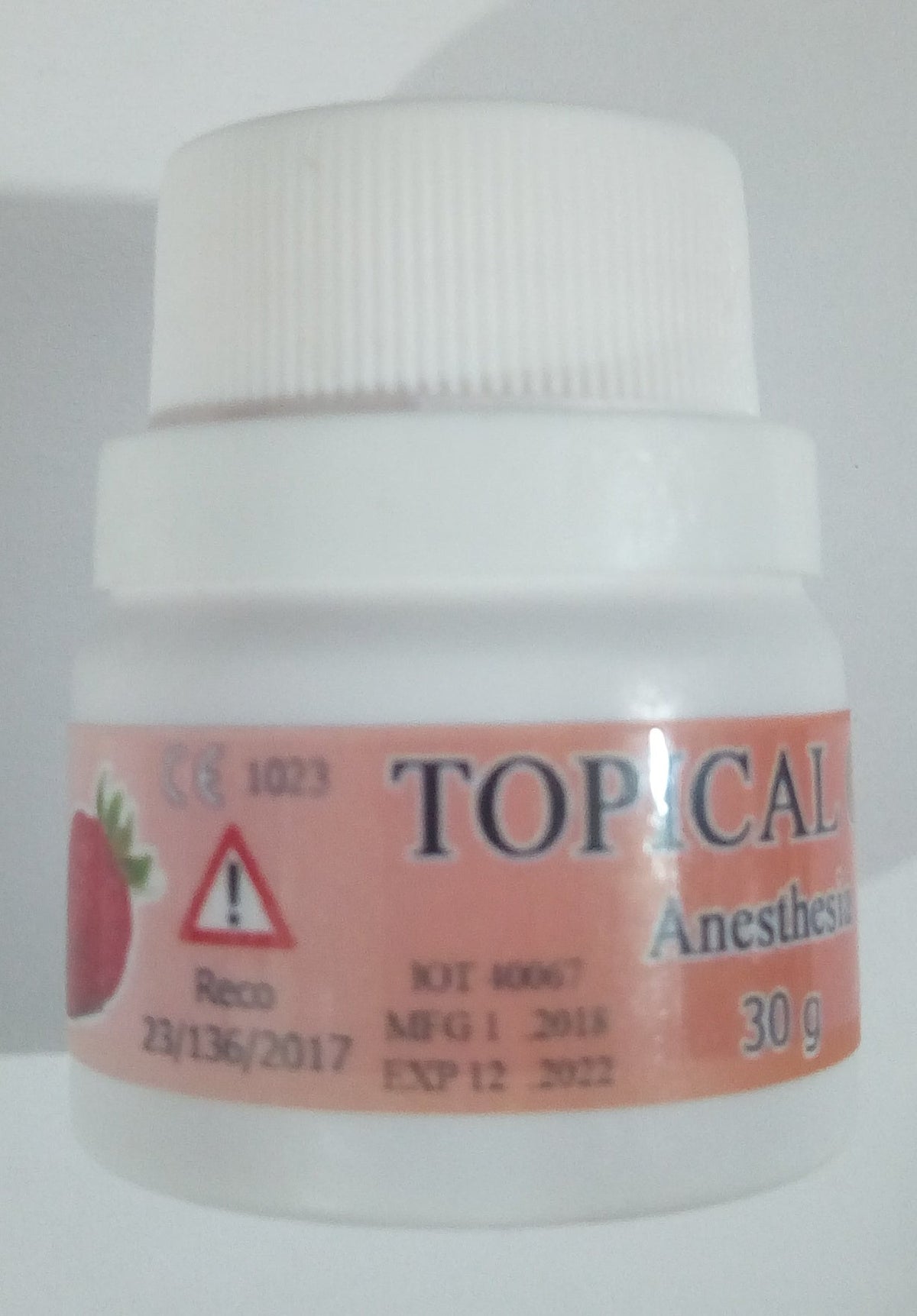 Topical Dental Anesthetics